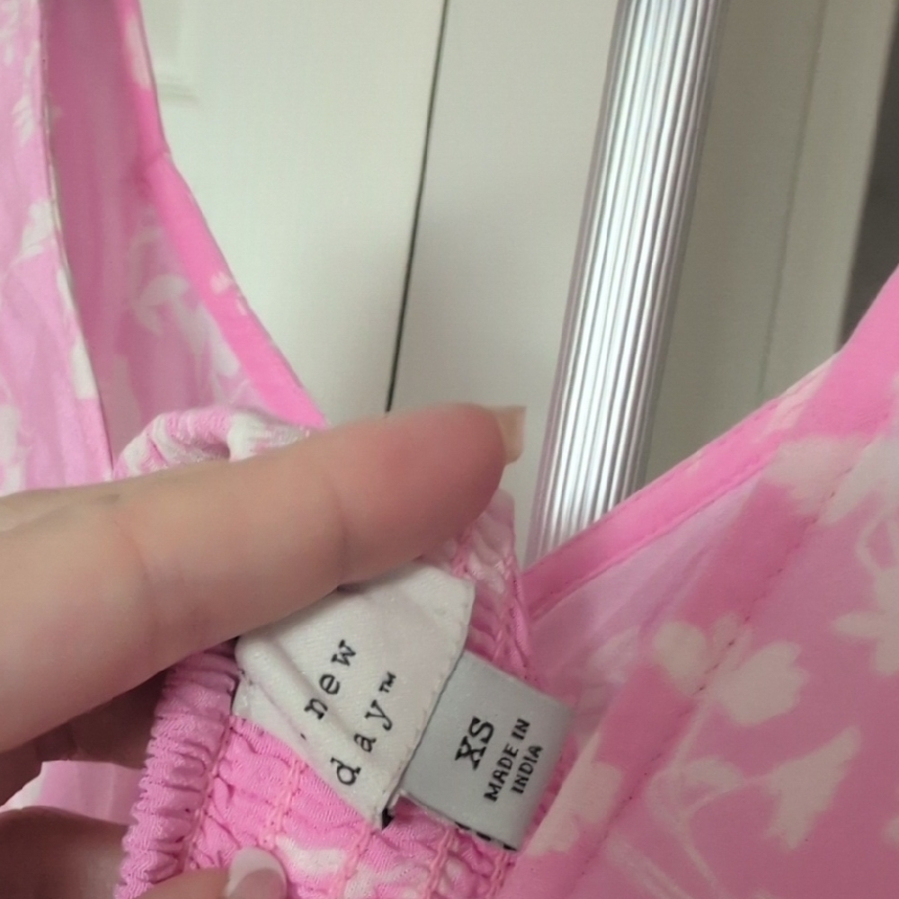 a new day Pink Floral V-Neck Dress - Picture 5 of 7